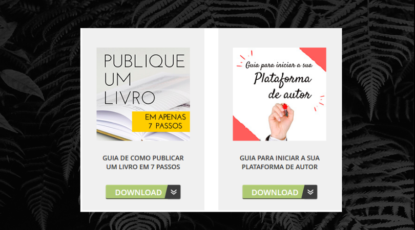 divulgação para livros