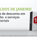 10% de desconto em packs e serviços editoriais: Saldos de Janeiro