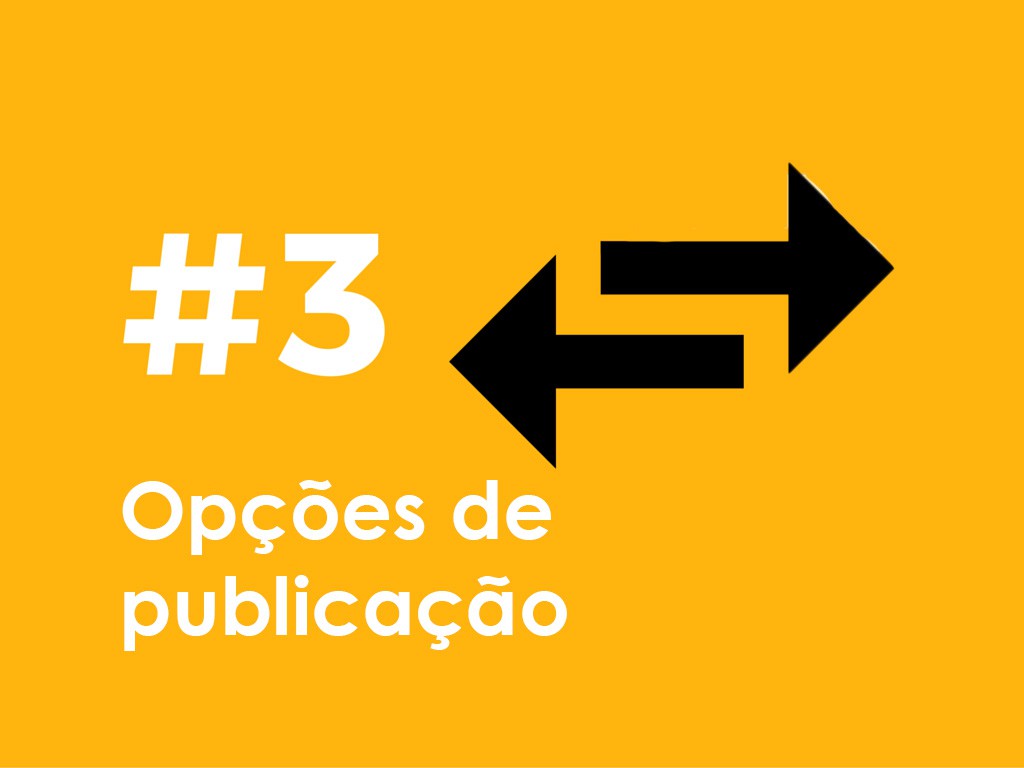 Opções-de-publicação