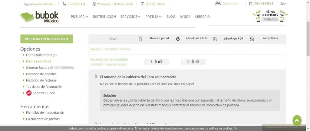 Com a nova detecção de erros, imprima seu livro sem problemas erros livro