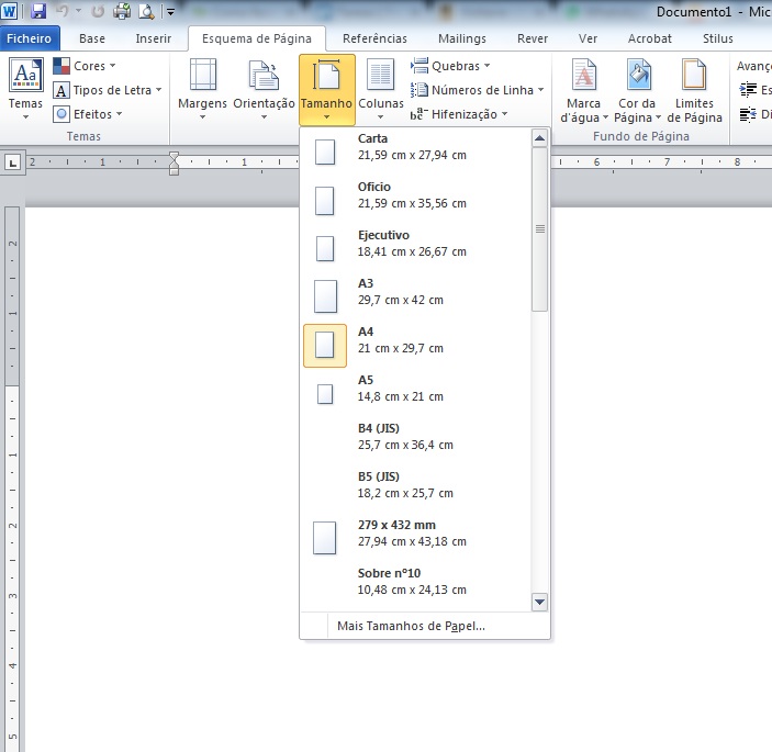 Novo (A) Documento Do Microsoft Word