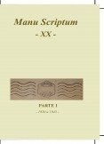 Manu Scriptum XX - Livro I - Parte 1 Manu Scriptum XX - Livro I - Parte 1