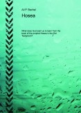 Hosea Hosea