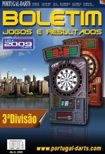 Portugal-Darts Boletim Jogos e Resultados nº1 (3ªDiv.)